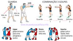 an image of a man and woman doing different moves in the same direction, including punching each other