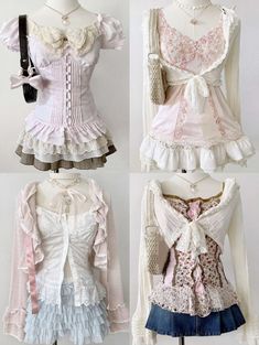 Styles Of Clothes, Himekaji Outfits, Kawaii Outfit Ideas, Kawaii Fashion Outfits, Cute Everyday Outfits, Pink Outfits, Really Cute Outfits, Kawaii Clothes, Girly Outfits