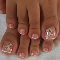 Summer Toe Nails, Pretty Nail Art Designs