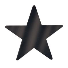 a black star shaped object on a white background