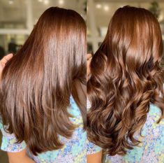 Brown Copper Formulas, Mahogany Brunette Hair, Light Cinnamon Brown Hair Color, Global Hair Colour, Light Chocolate Brown Hair Color, Light Chocolate Brown Hair, Global Hair Color, Caramel Blonde Hair, Global Hair