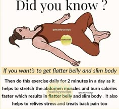 a poster with the words did you know? and an image of a man laying on his stomach