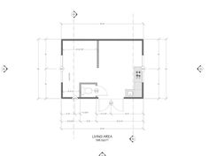 the floor plan for a small house