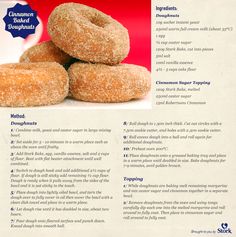 a recipe for glazed donuts with sugar on them