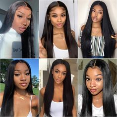 Bougie Hair, Brazilian Straight Human Hair, Virgin Hair Wigs, Natural Human Hair, Straight Lace Front Wigs, Brazilian Virgin Hair, Lace Closure Wig, Bleached Hair, Hair Quality