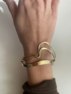 Handmade solid bronze line bracelet  Fits a 6-7 inch wrist Modern Hand Forged Metal Bracelet, Gold-tone Brass Chain Bracelet, Adjustable Matte Gold Brass Bracelets, Minimalist Hand Forged Brass Bracelets, Modern Bronze Bracelet Jewelry, Modern Brass Bangle Cuff Bracelet, Modern Brass Bangle For Everyday Wear, Modern Hand Forged Brass Bracelets, Modern Brass Bangle Bracelets