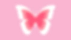 a pink background with a butterfly on it