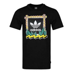 Adidas originals Sports Loose Breathable Short Sleeve Black DT8107 (Men's/Loose Fit) Adidas Men, Adidas Originals, Loose Fitting, Adidas, Sports, The Originals, T Shirt, Black