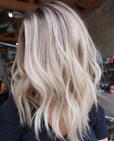 Latest Hottest Haircuts and Blonde for Long Hair; Haircuts with layers; Haircuts with bangs; Trendy hairstyles and colors 2019; Women haircuts. Hair Styles For Grown Out Roots, Current Blonde Hair Trends, Winter Blonde Hair Medium Length, Cool Toned Blonde Hair Balayage, Long Bob Blonde Hair, Blonde Hair With Root Smudge, Scandinavian Blonde, Blonde Bayalage, Hot Haircuts