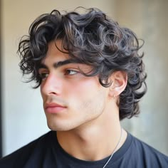 Haircuts for Men with Curly Hair: Top Looks & Styling Guide – VAGA magazine Good Haircut For Curly Hair Men, Curly Hair Mens Hairstyles, Chin Length Curly Hair Men, Hairstyle For Men Curly Hair, Haïr Cuts For Curly Hair, Coarse Curly Hair Men, Mens Curly Short Hair, Man Short Curly Hair, Curly Hair Men's Haircuts