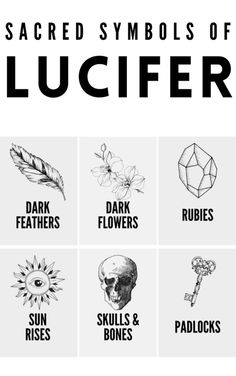 the sacred symbols of lucifier