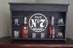 an old no 7 brand liquor display case