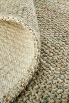 a close up view of the texture of a rug