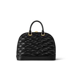 LOUIS VUITTON® - Alma Pm - Black Alma Louis Vuitton, Chanel Card Holder, Leather Street Style, Louis Vuitton Alma Pm, Louis Vuitton Official Website, Alma Pm, Womens Designer Bags, Practical Bag, Louis Vuitton Official