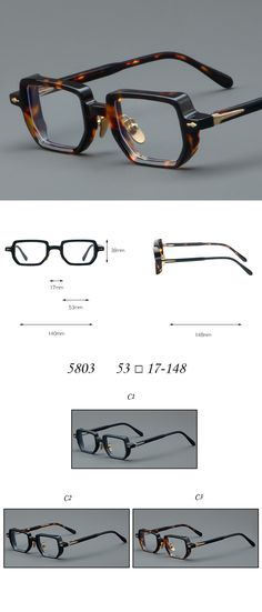 Gibbon Retro Rectangle Glasses Frame – Fomolooo New Frames Glasses, Glasses For Big Nose, Cool Glasses For Men, Retro Eye Glasses, Small Frame Glasses, Unique Glasses Frames, Stylish Glasses For Men, Glasses Styles, Unique Eyeglasses