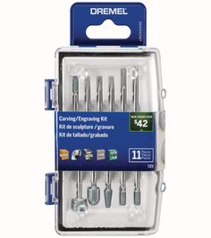 the dremel screwdriver set is packaged in a package