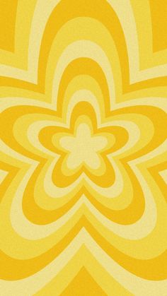 an abstract yellow and white background with swirls in the center, resembling a flower