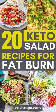 Try these keto salad recipes for the dinner tonight. These recipes will help you to stay in ketosis and get more protein. Keto Salad Dressing Recipes, Keto Salad Dressing, Meal Prep Keto, Keto Salad Recipes, Easy Keto Dinner, Keto Salads, Keto Salad, Eating Low Carb, Diner Recept