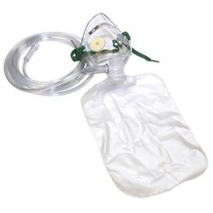 Pediatric Oxygen Mask with Non Rebreather Bag Rebreather Mask, Benzalkonium Chloride, Oxygen Therapy, Lungs Health, Medical Instruments, Ear Style, Medical Education, Medical Device