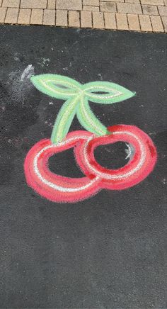 chalk cherry idea design vsco summer paint Easy Chalk Drawings, Summer Chalkboard Art, Chalk Wall Art, Street Chalk Art, Chalk Activities, Chalk Designs, Fun Chalk Art, Side Walk, Chalk Ideas