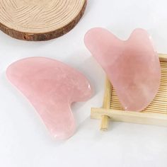 Jade Face Roller, Face Massager Tool, Facial Massage Tool, Massage Stones, Gua Sha Facial, Minimize Wrinkles, Gua Sha Tools, Pink Jade, Body Therapy