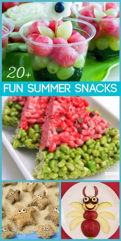 fun summer snacks for kids to make and eat