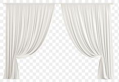 the curtains are closed and ready to be used in any room, transparent png