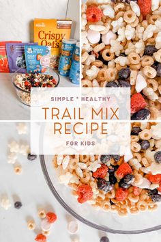 the cereal mix recipe is ready to be eaten