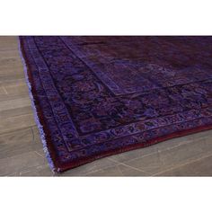 Beautiful Vintage Overdyed hand-knotted wool rug with a purple field. This Overdyed rug has a maroon accents in a gorgeous all over distressed medallion design.  This rug measures:9' 2" x 13' 7" Medallion Design, Handmade Wool Rugs, Early 20th Century, Persian Rug, 20th Century, Hand Knotted, Wool Rug, Wool, House Design