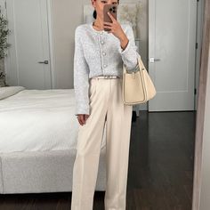 Petite Smart + Business Casual Workwear Ideas Hem Jeans Without Sewing, J Crew Lady Day Coat, Business Meeting Outfit, Smart Business Casual, Lady Day Coat, Altering Jeans, Express Sweater Dress, Goyard Tote