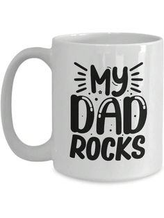 Product DescriptionAbsolutely love your order or contact us and we'll make it right.My Dad Rocks Coffee Mug, Dad Gifts, Parents Gifts, Gifts For Dad, Dad Lovers, Father's Day Gift Idea, Birthday Christmas Basket Gift Idea 15oz         Kitchen & Dining, size features are:Bust: ,Length: ,Sleeve Length: Parents Gifts, Christmas Basket, Teachers Day Gifts, Christmas Baskets, Basket Gift, Christmas Gift Baskets, Dad Gifts, Parent Gifts, My Dad