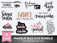 Make Up Bag Quotes, Make Up Quotes, Makeup Bag Design, Makeup Bag Svg, Makeup Bag Quote, Makeup Svg, Bag Quotes, Design Bag, Comfortable Place