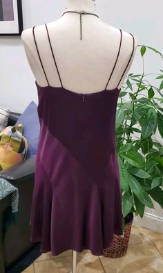 Gothic Grunge Outfits, Mini Satin Dress, Deep Purple Dress, Grunge Outfit, Purple Wine, Full Circle, Satin Dress, Grunge Outfits, Purple Dress