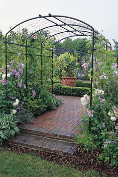 the garden arbors and trelliss - footer are featured in this article