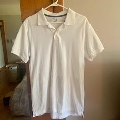 Never Worn White Gap Polo T-Shirt Great Condition No Tears Rips Or Stains Smoke Free Home Size Medium Polo T Shirt, No Tears, New Color, Gap, Polo Shirt, Color White, Like New, Mens Shirts, Man Shop