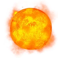 an image of the sun in color on a white background with watercolor paint effect