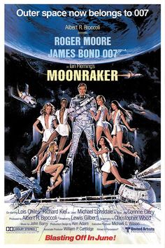 a movie poster for the film moonraker