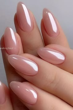 Nail colors are essential, but nail shape is just as crucial in creating a fabulous manicure. If you can’t decide Natural Nails Acrylic Almond Shape, Almond Nails Gel Polish, Ballet Shaped Nails, Cute Simple Manicure Ideas, Gel Nails Almond Shape Short, Pink Natural Nails Gel, Short Oval Nails Acrylic Classy, Cute Spring Nail Designs Almond, Minimalist Nails Almond Design