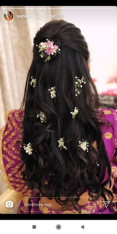 Lehanga Hairstyle For Bride, Lehanga Hair Styles For Bride, Hairstyle With Lengha, Engagement Hairstyles Front Look, Latest Hairstyles With Lehnga, Open Hairstyles Indian Wedding Saree, Lehanga Hair Styles, Layer Haircut Ideas