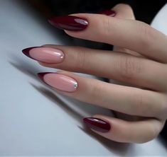 Nails Only, Brown Nails, Types Of Nails, Cute Acrylic Nails, Almond Nails