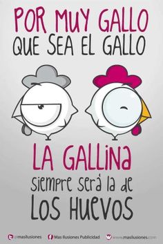 an image of two cartoon characters with the words for my galloo que sea el galloo