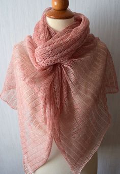 This salmon linen shawl / scarf is a great accessory, wearable every day, on special events or even on the beach. It is made of 100% natural linen in salmon/ pink melange, - comfortable, breathing and pleasant to skin. The approximate measurements - 225*50 cm or 89*20 inches Please, hand wash it separately in a lukewarm water, lay flat to dry and iron with steam if necessary. I ship internationally. These shawls are available also in many different other colours, please, check my linen shawl sec Pink Shawl Scarf For Beach, Linen Shawl, Wrapped Lights, Linen Scarves, Baby Baptism, Rosé Brown, Wedding Wraps, Lace Scarf, Shawl Scarf