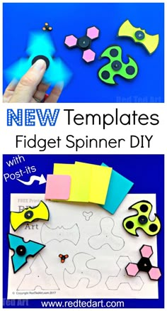 this is an easy and fun project for kids to do with their new templates