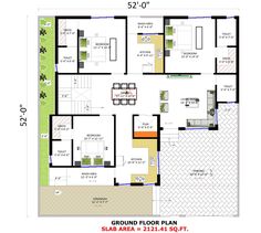 Design your dream home with our 52*52 sqft ground floor plan, perfectly aligned with Vastu principles for harmony, balance, and positive energy.🏠🤩

For More Information Contact
📧 contact@makemyhouse.com
📞1800-419-3999

#architecture #ModernArchitecture #UltraModernDesign #HomeElevations #FloorPlans #ElevateYourHome