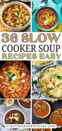 28 slow cooker soup recipes that are easy to make