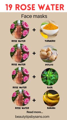 Rose Water Face Masks, Rose Water Toner Diy, Diy Rose Water Face Mist, Buety Tips, Rose Water Diy Recipes, Diy Rose Water Toner, Rose Water For Hair, Uses For Rose Water, Shiny Hair Diy