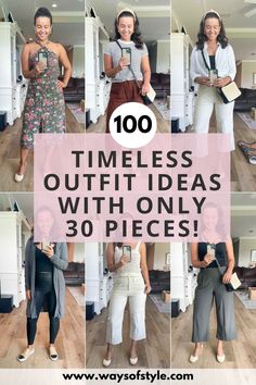 Ready to ditch the clutter and embrace a more functional capsule wardrobe? This guide breaks down how to pick 30 versatile pieces that can transform into 100 chic outfits! Say hello to stress-free mornings and be inspired by any of these casual outfits! Read the full article on the blog and learn how to make the most of your closet! Cute Outfits Everyday, Create Capsule Wardrobe, What To Think About, Tom Shoes, Womens Street Style, Latin Fashion, Timeless Outfits, Latina Fashion, Wardrobe Update