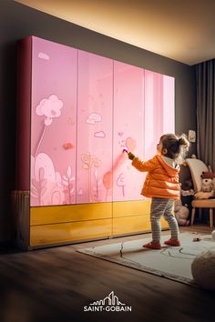 In contrast to the earthy and neutral palette of the bedroom, these soft pink wardrobe shutters, designed with lacquered glass, offer an ideal canvas for children to doodle and express their creativity. 

Easy to clean and maintain, SGG Colormaxx lacquered glass fosters an environment where imagination knows no bounds. 

To know more, please visit the link!

#SaintGobain #SGGPlanilaque #WardrobeShutters #KidsRoom #InteriorDesign #IndianHomes Lacquered Glass Design, Pink Wardrobe, Internal Sliding Doors, Back Painted Glass, Unique Interior Design