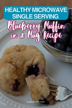 The calories and macros for this blueberry muffin in a mug recipe are 103 calories, 18 grams carbs, 6 g protein, 1 g fat. Muffin In A Mug Recipe, Blueberry Muffin In A Mug, Microwave Muffin, Mug Recipe, Muffin In A Mug, Microwave Cake, 100 Calorie, Muffin Recipes Blueberry, Muffin Batter