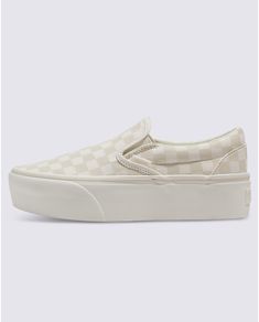 Classic Slip-On Checkerboard Stackform Shoe